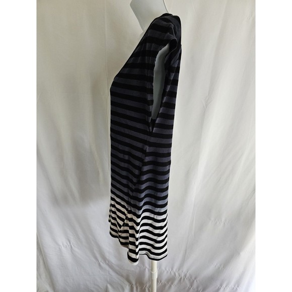 Calvin Klein Performance Shirt Womens Striped Ombre Knit Blouse Size Medium - Picture 3 of 7